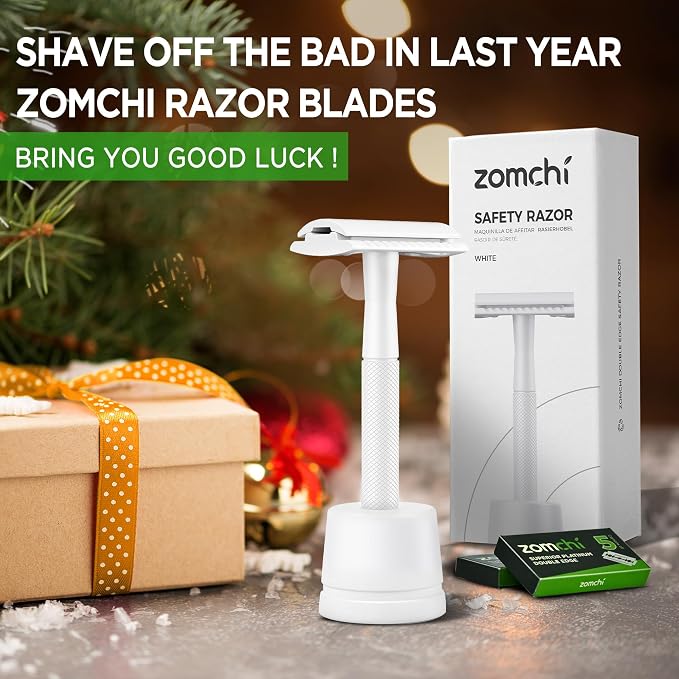 White Razor with Stand