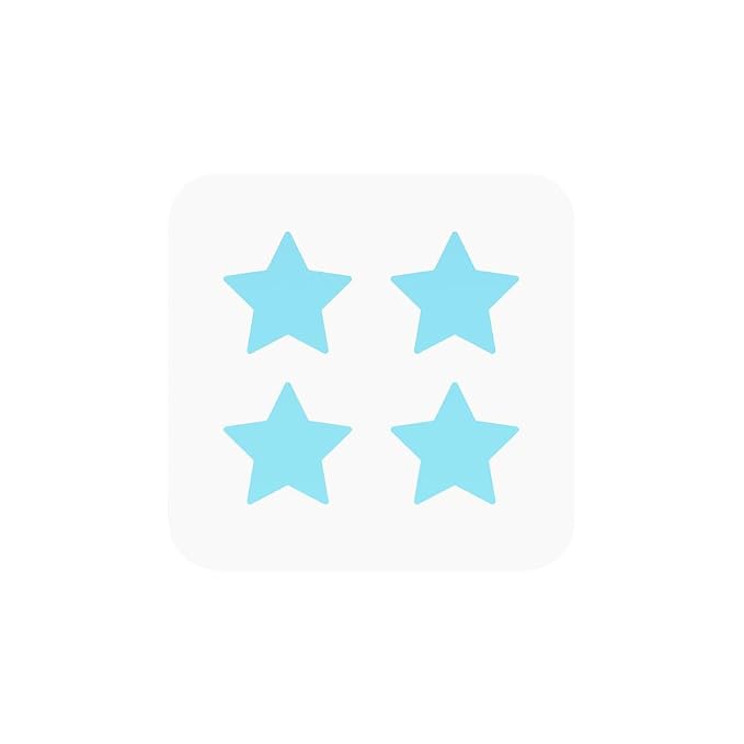 Blue Salicylic Acid Stars