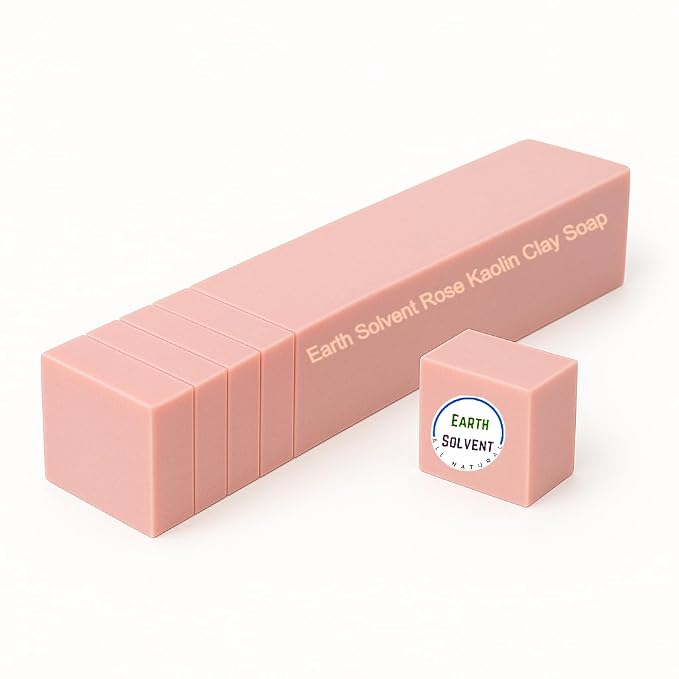 Rose Kaolin Clay Soap Loaf