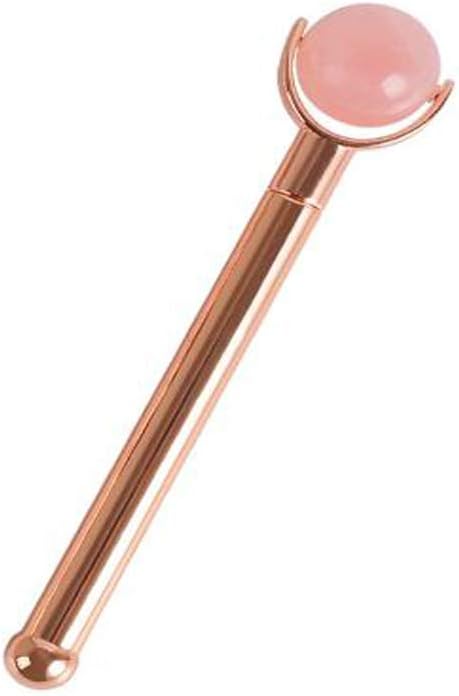Rose Quartz With Gold Bar