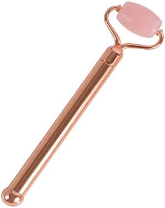 Rose Quartz With Gold Bar