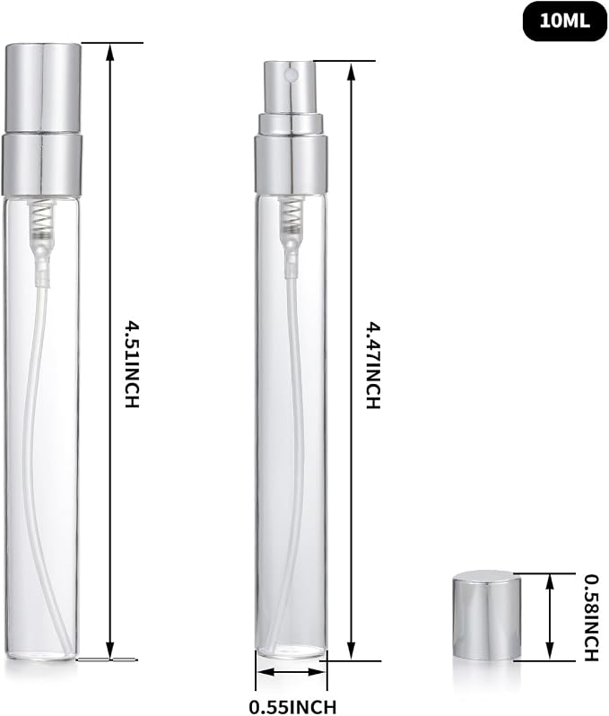 10ml Silver Caps