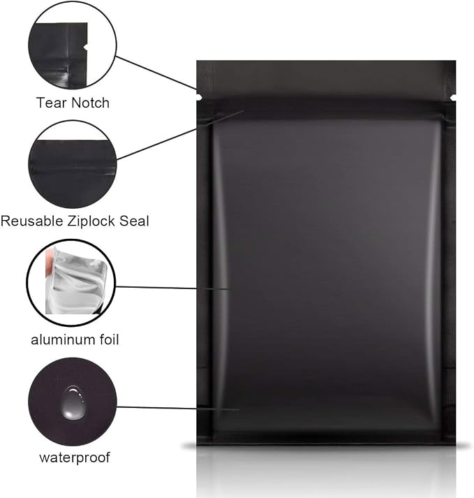 matte black clear front