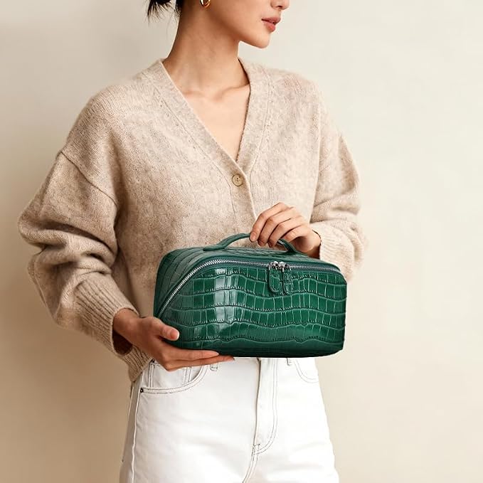 Emerald Green,crocodile pattern