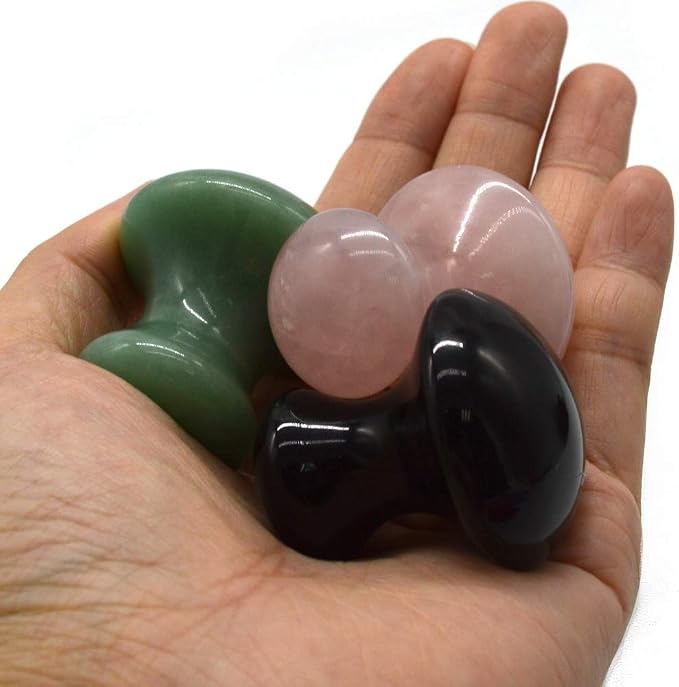 3pcs (Rose+green+obsidian)