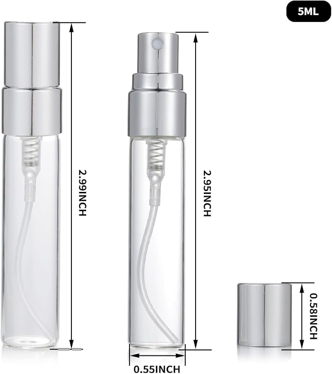 5ml Silver Caps