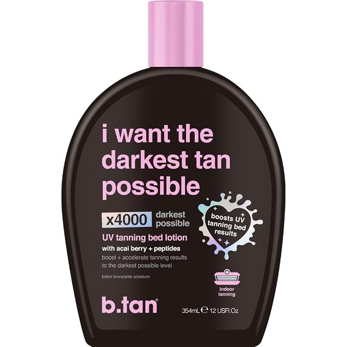 ultra dark UV tanning lotion