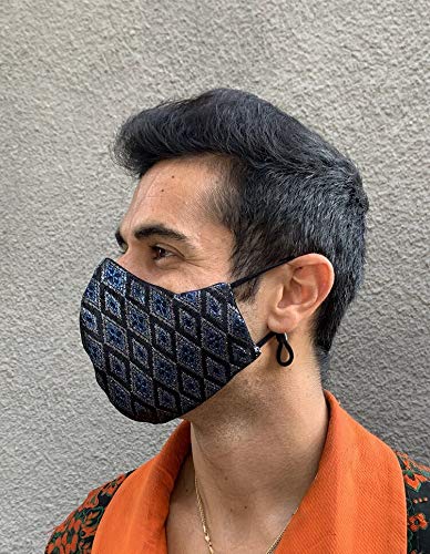 Diamond in the Rough Lurex Mask