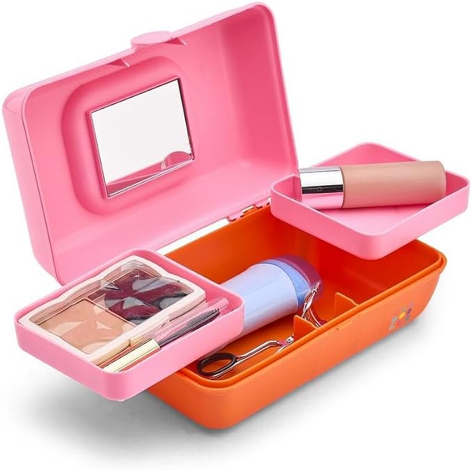 Pink Over Orange Sparkle