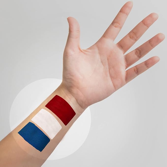 Red, White, Blue 25 gm each