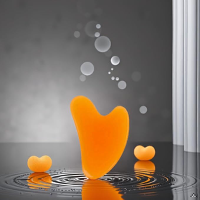 Orange Heart Plate