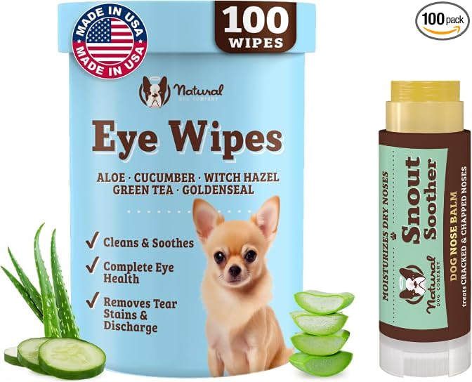 Eye Wipes + Travel Snout Balm