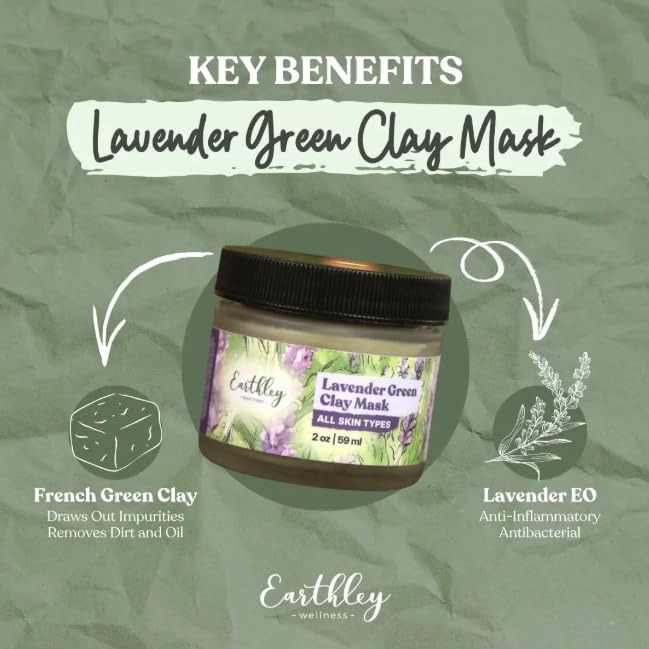 Lavender Green Clay Mask