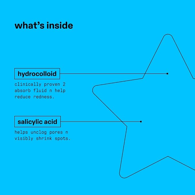 Blue Salicylic Acid Stars