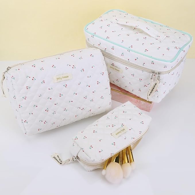 A01-3pcs set-cherry print