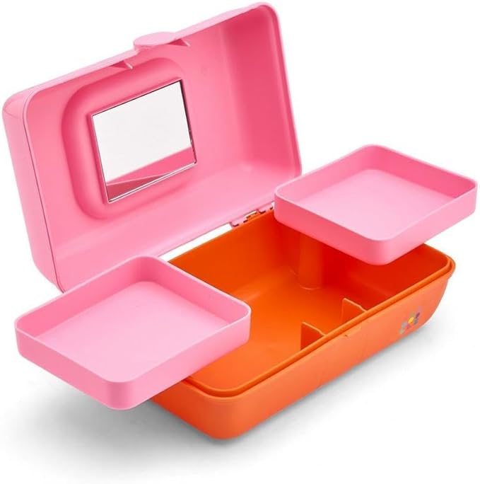 Pink Over Orange Sparkle