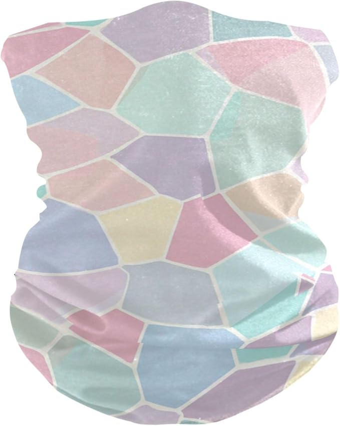 Green and Pinks Purple Blue Checkered