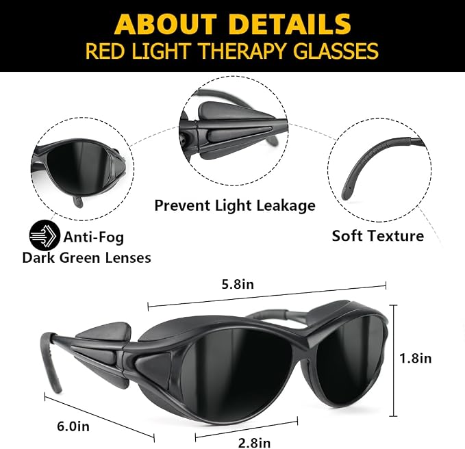 Red Light Therapy Glasses