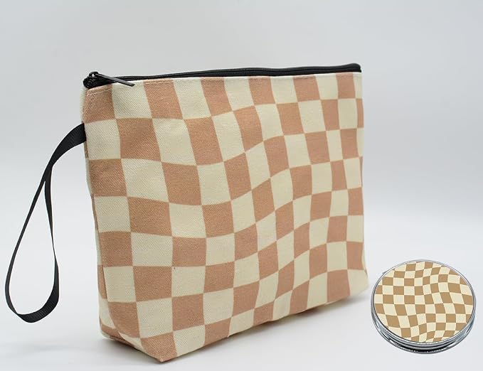 Checkered Light Brown