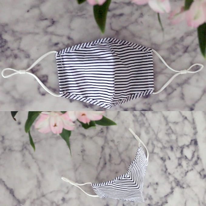 2-pack: Navy Blue Stripes
