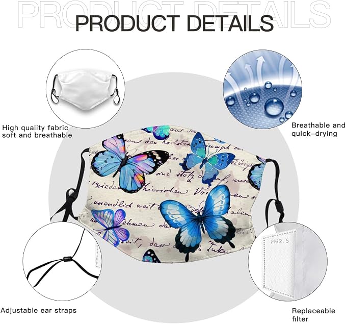 Blue Black Butterfly