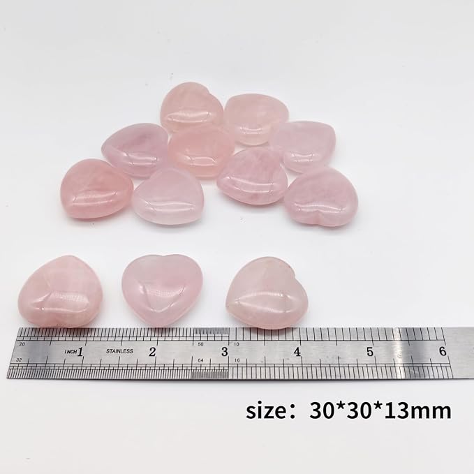 30mm Rose Quartz-12pcs
