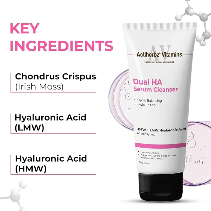 DUAL HA Cleanser 60 G-Serum-30 ML