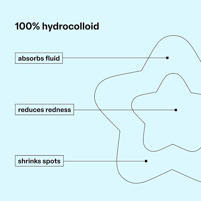 Clear Hydrocolloid Stars