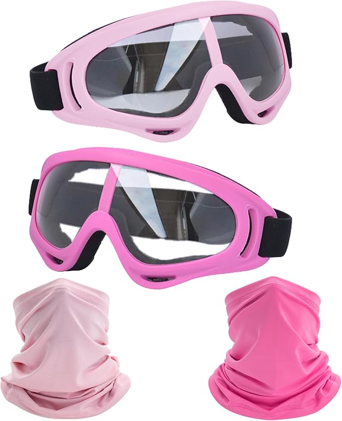 Light Pink + Rose Pink/Clear