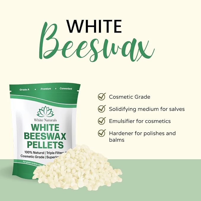 White Beeswax Pellets 5lb