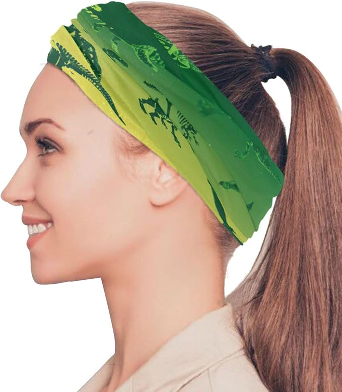 Gradient Green and Yellow Dinosaur