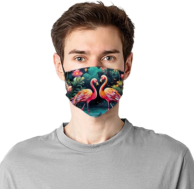 Cartoon Flamingo Flower