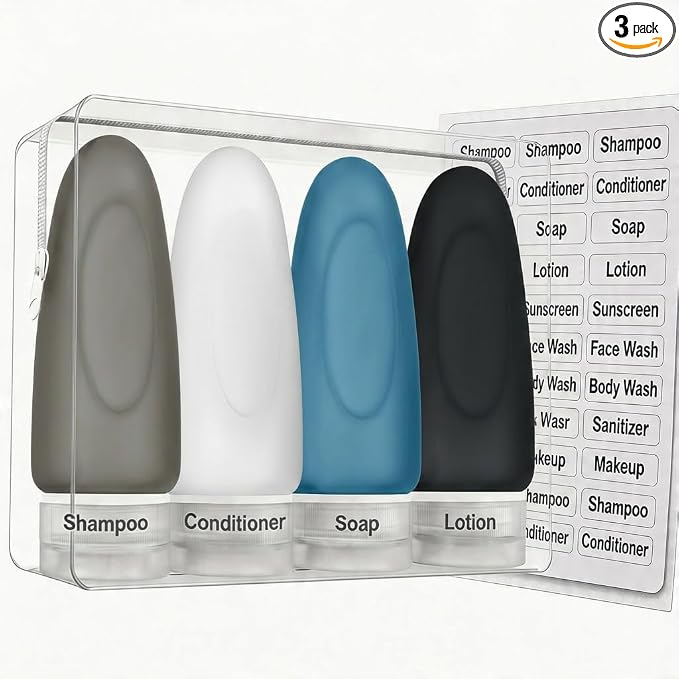 4pc 3 oz - Gray/White/Blue/Black
