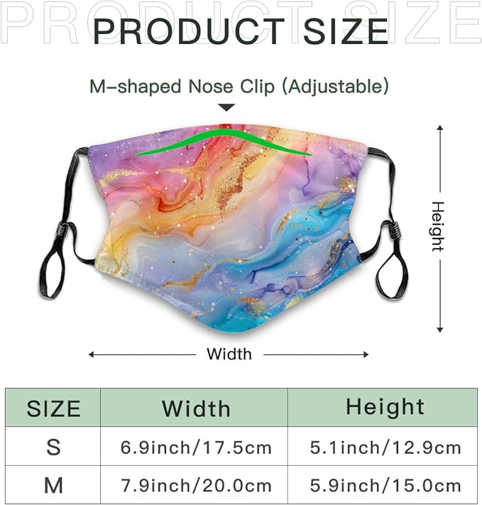Colorful Marble Texture Print
