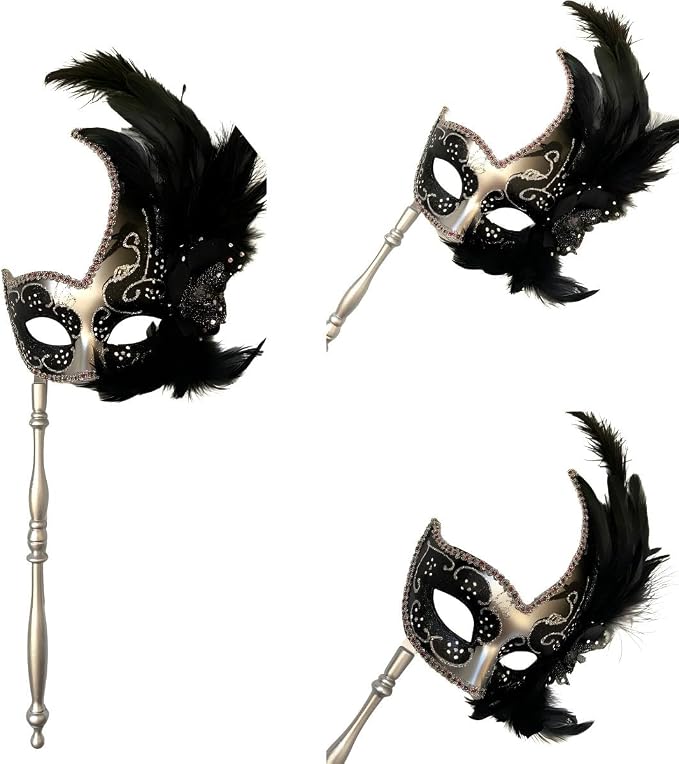 Black Silver W Stick