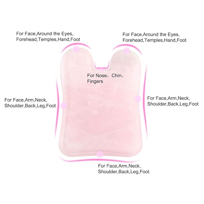 Concave Rose Quartz Stone