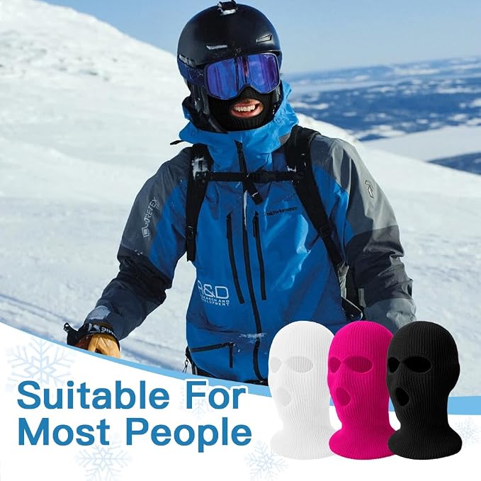 3 Hole Ski Mask Pink3