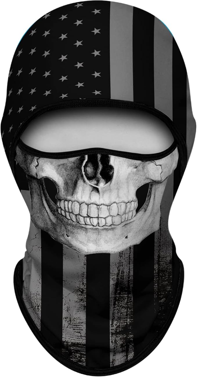 Skull Flag White