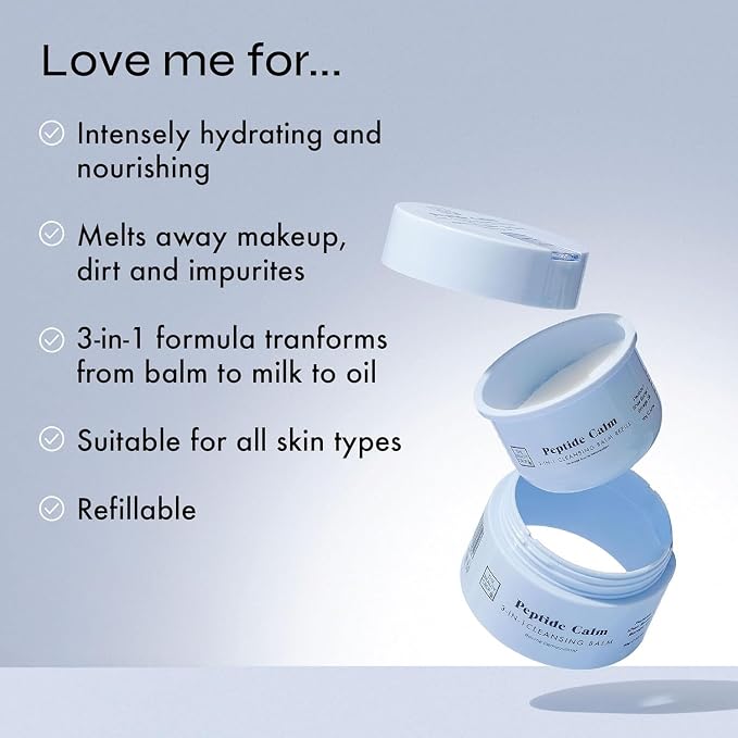 Peptide Refillable Cleansing Balm Full