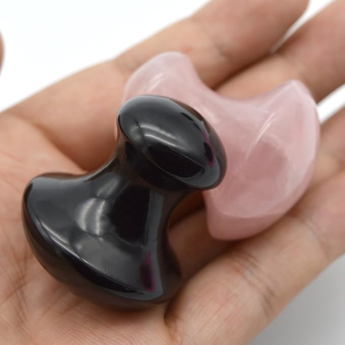2pcs(obsidian+rose)