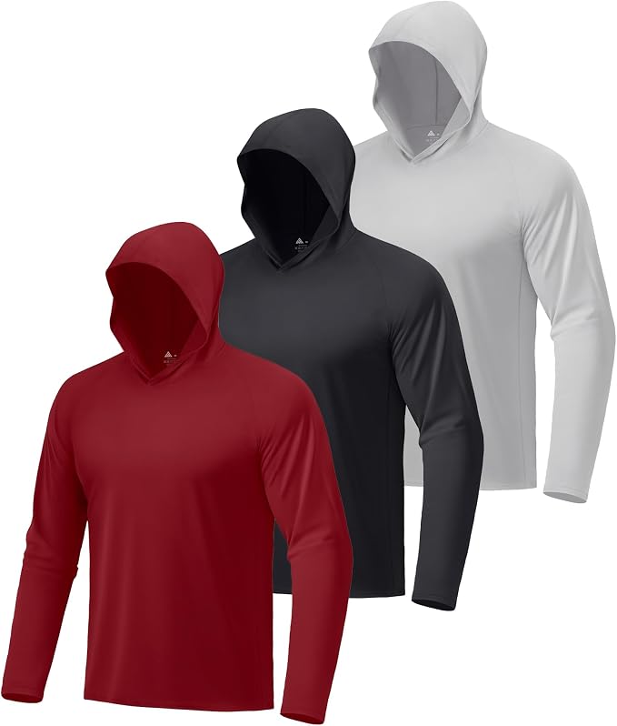 3pack-wine Red+light Gray+black