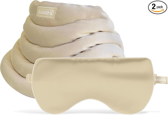 Champagne Eye Pillow and Neck Wrap Bundle