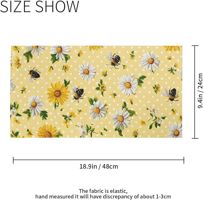 Yellow Dot Bee and Daisy