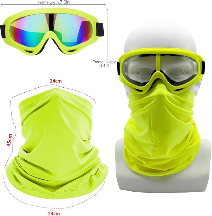 Yellow/Clear+colorful Lenses
