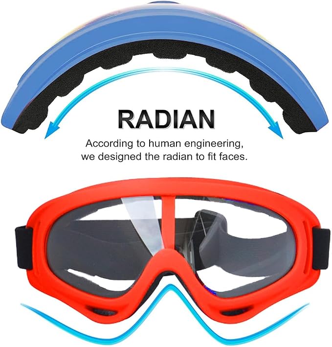 Red + Blue/Clear Lens