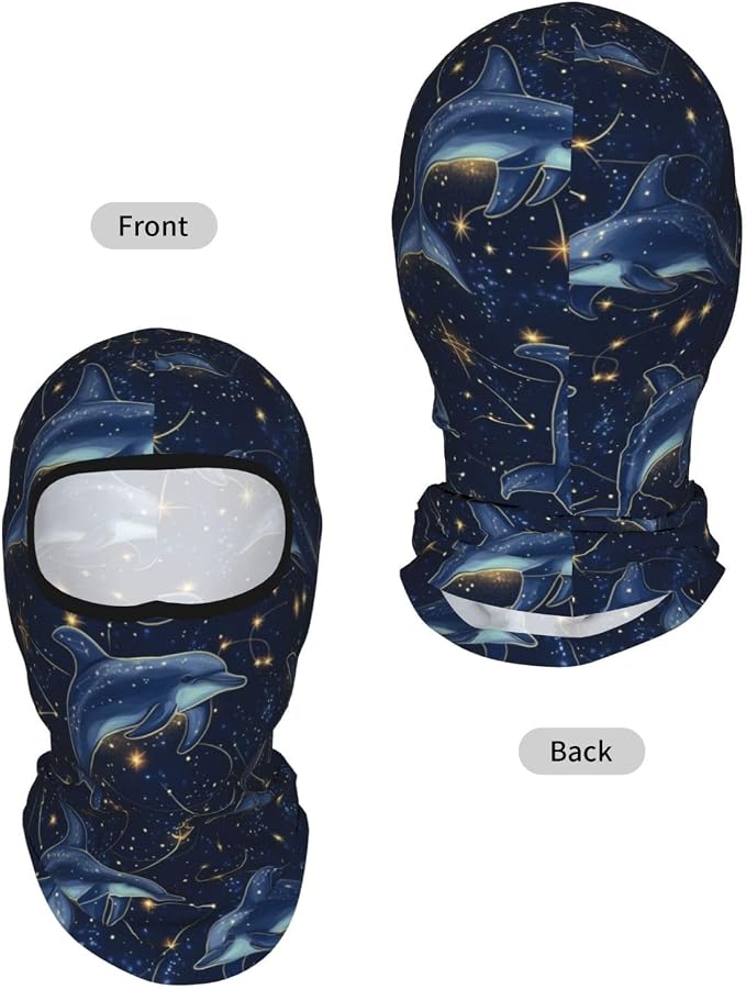 Dolphins Stars Night Sky 1