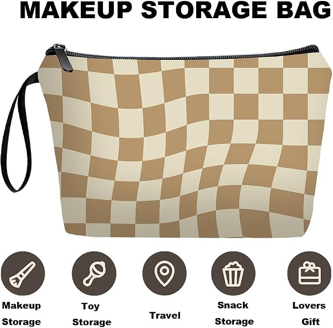 Checkered Light Brown