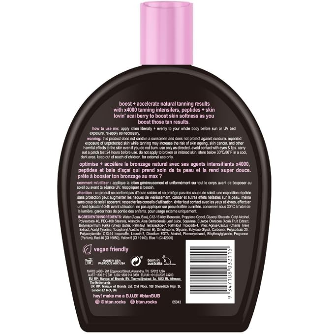 ultra dark UV tanning lotion
