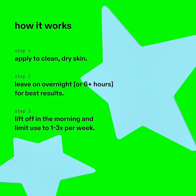 Blue Salicylic Acid Stars