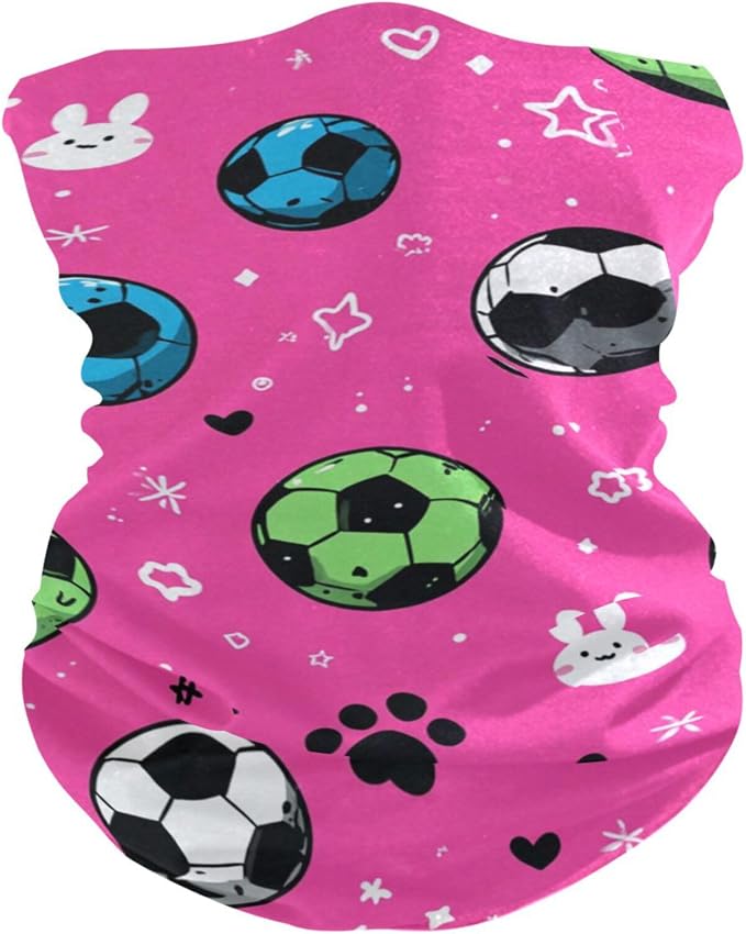 Hot Pink Soccer Paw Bunny